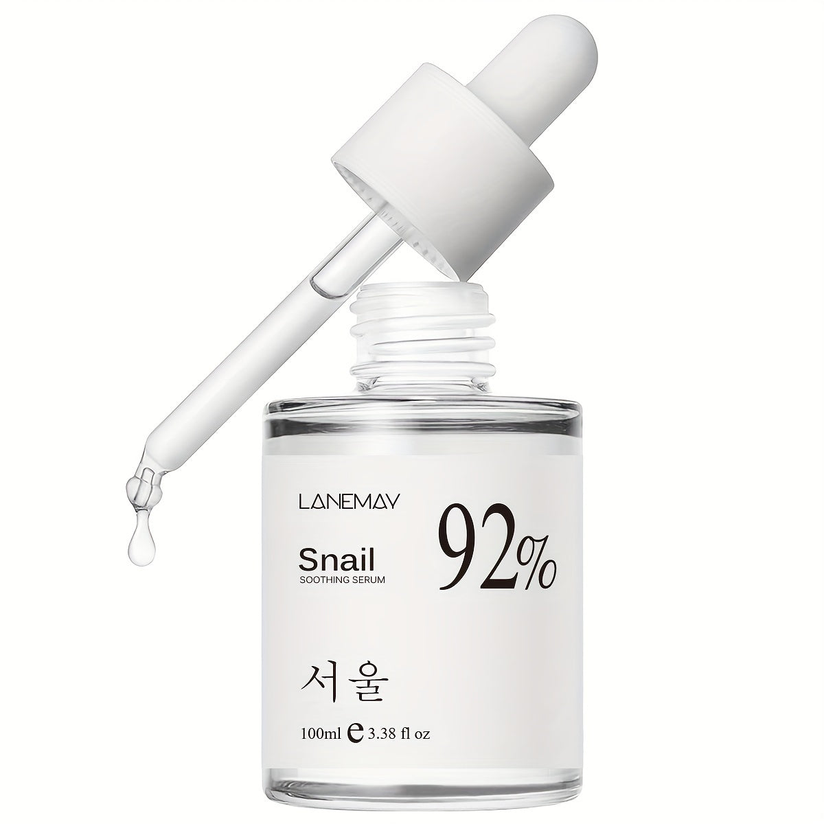 Snail Mucin Soothing Serum 3.38 Fl.Oz/100ml, Aging Resisting Face Serum For Dull Skin, Hydrating, Firming, Repairing, Sensitive Skin, Korean Skincare