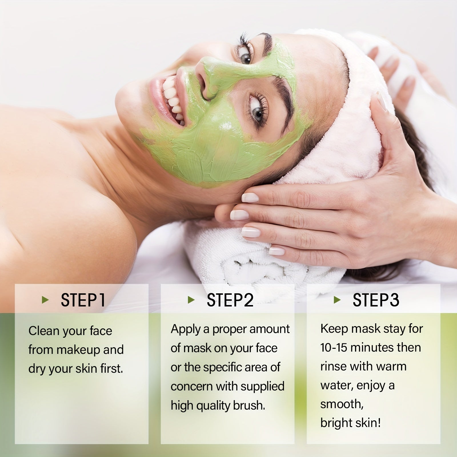 Huin Skincare Matcha Detox Mud Mask – Purify, Hydrate & Firm with Green Tea, Aloe Vera & Hyaluronic Acid | 150g Luxe Formula + Brush
