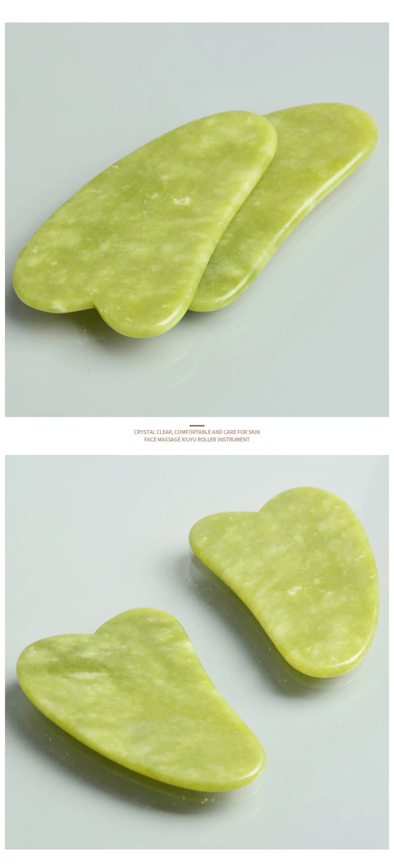 Huin Skincare Gua Sha Face Roller – Jade Massage Tool for Facial Lifting, Sculpting & Relaxation | Improves Circulation & Enhances Natural Glow