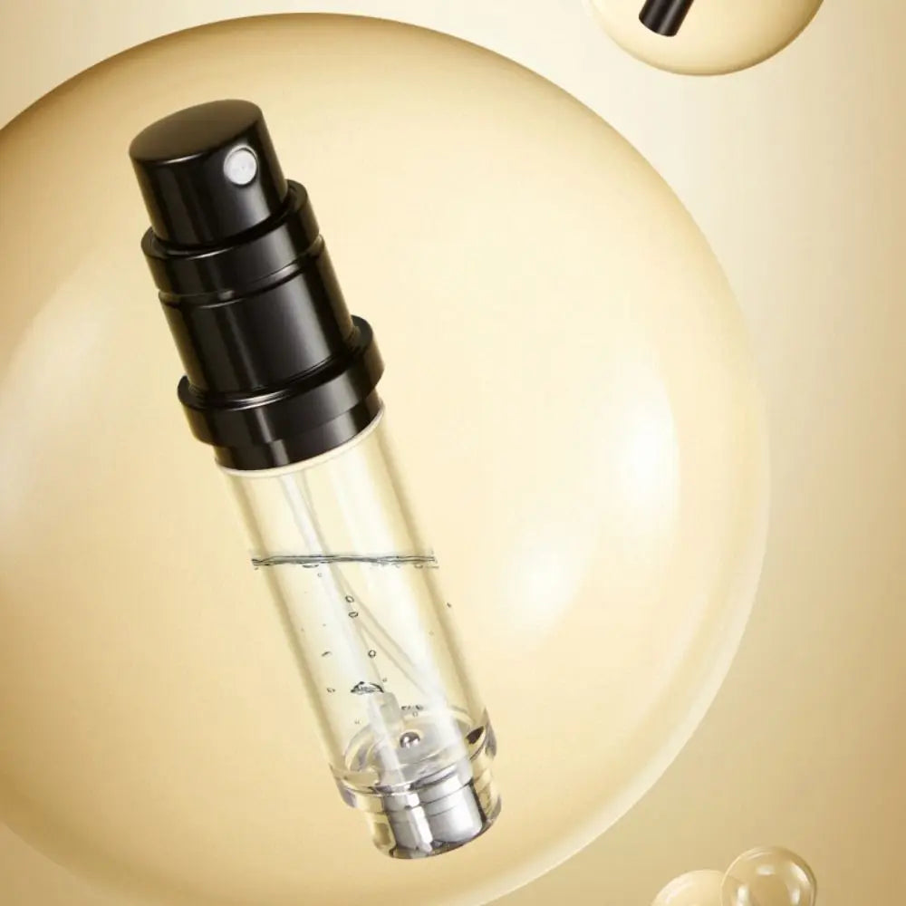 Huin Skincare 5ml Portable Perfume Atomizer – Refillable Mini Spray Bottle for Travel | Aluminum, Lightweight & Leak-Proof