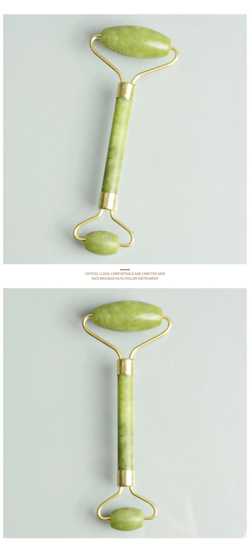 Huin Skincare Gua Sha Face Roller – Jade Massage Tool for Facial Lifting, Sculpting & Relaxation | Improves Circulation & Enhances Natural Glow