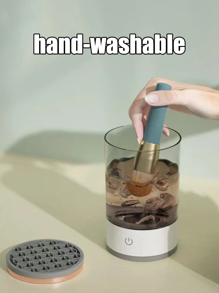 Huin Skincare Automatic Makeup Brush Cleaner – Deep Clean Rotating Brush Washer | One-Click Operation for All Makeup Brushes