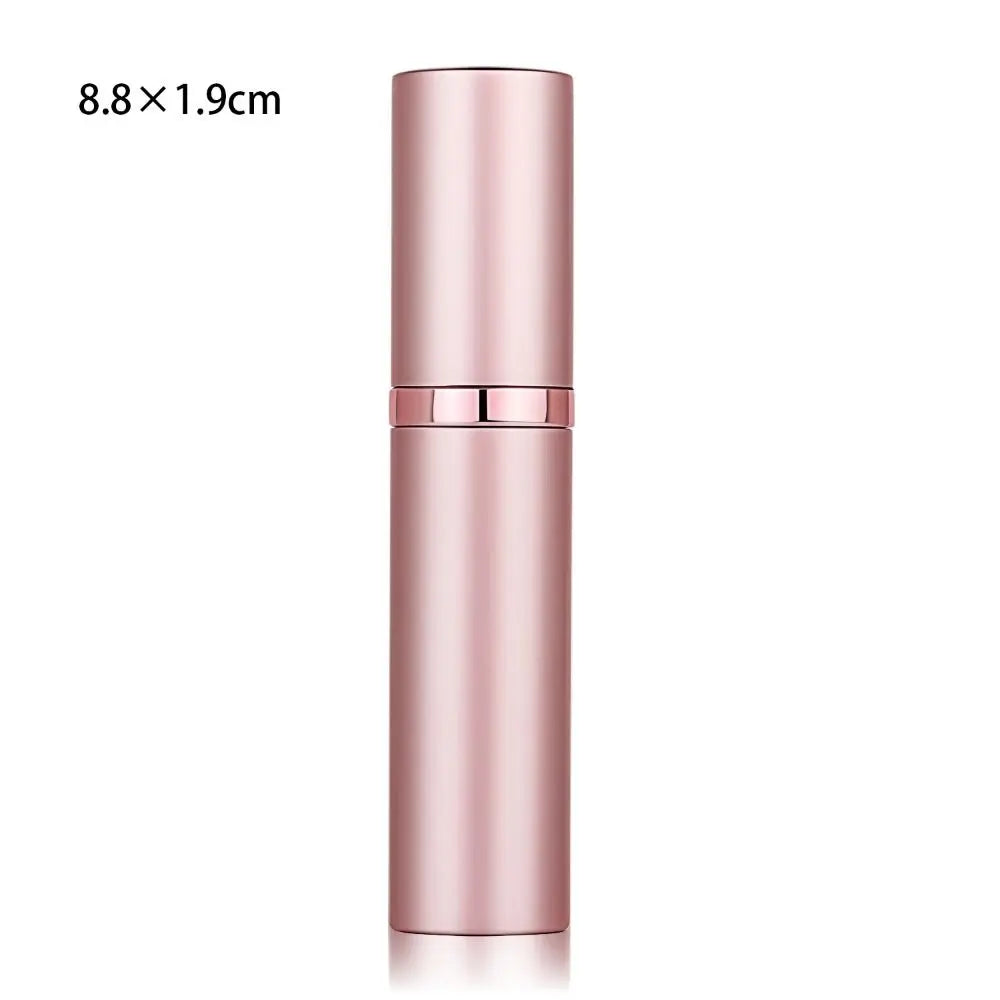 Huin Skincare 5ml Portable Perfume Atomizer – Refillable Mini Spray Bottle for Travel | Aluminum, Lightweight & Leak-Proof