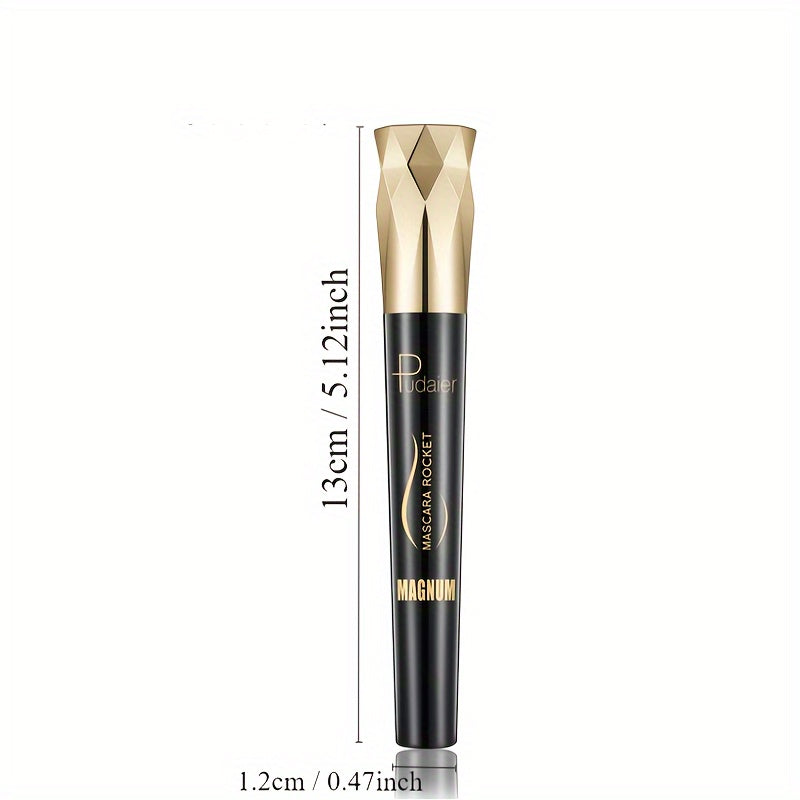 Huin Skincare Bold Lash Fiber Mascara – Waterproof, Smudge-Proof Perfection for Full, Voluminous Lashes All Day | Clean, Plant-Based Formula