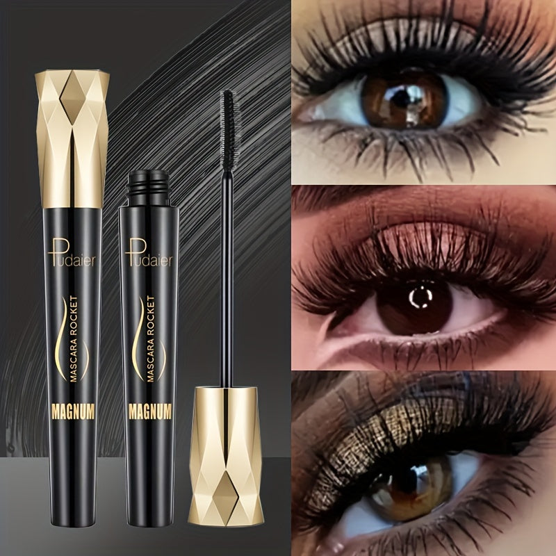 Huin Skincare Bold Lash Fiber Mascara – Waterproof, Smudge-Proof Perfection for Full, Voluminous Lashes All Day | Clean, Plant-Based Formula