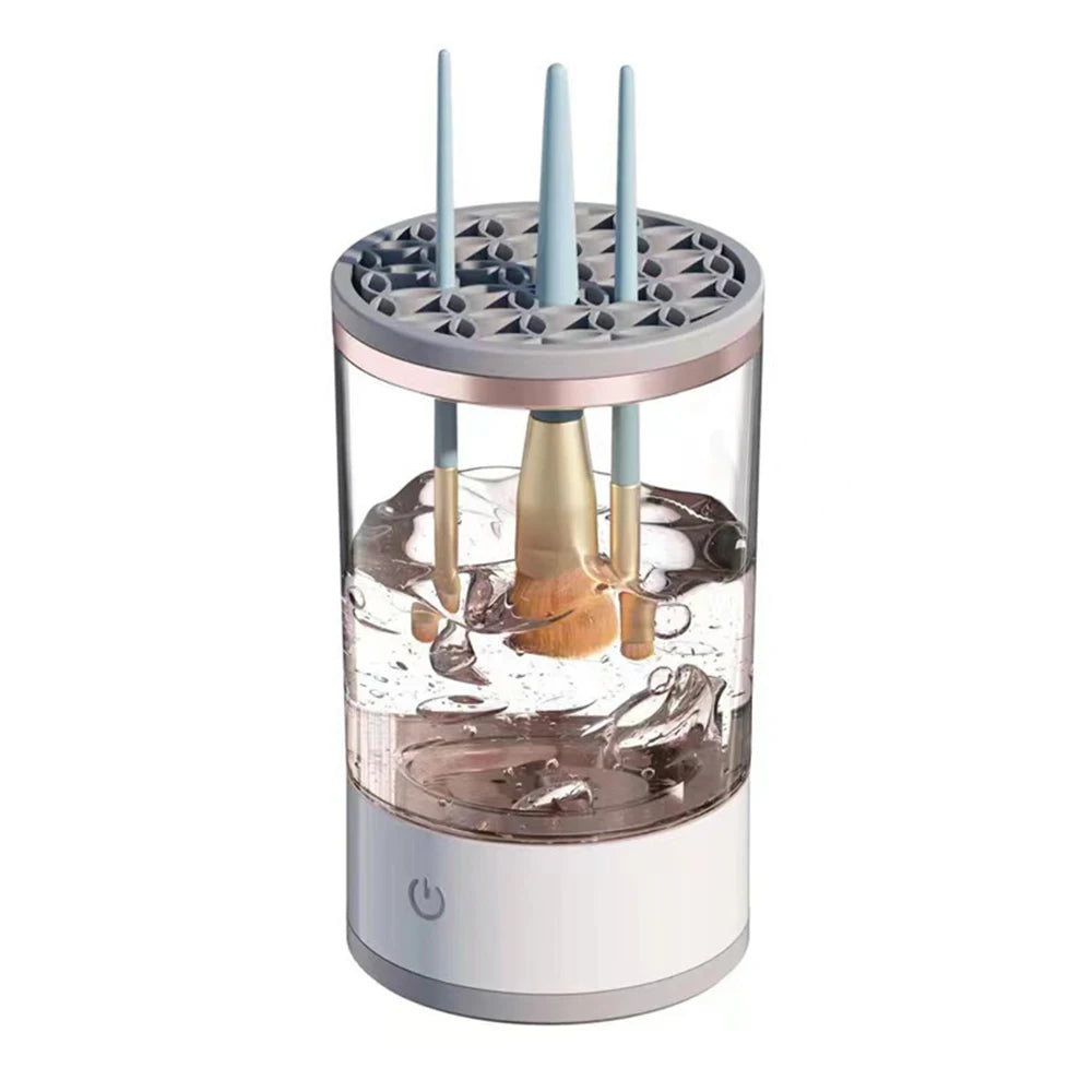 Huin Skincare Automatic Makeup Brush Cleaner – Deep Clean Rotating Brush Washer | One-Click Operation for All Makeup Brushes