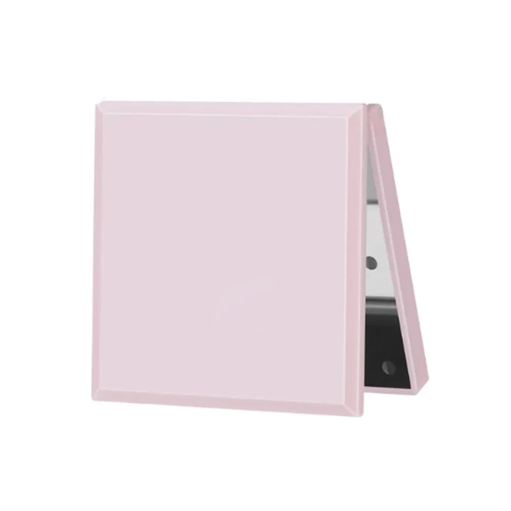 Huin Skincare 6-LED Travel Makeup Mirror – Foldable, Portable & Magnifying Vanity Mirror | Pink, Black or White for Precise Application Anywhere