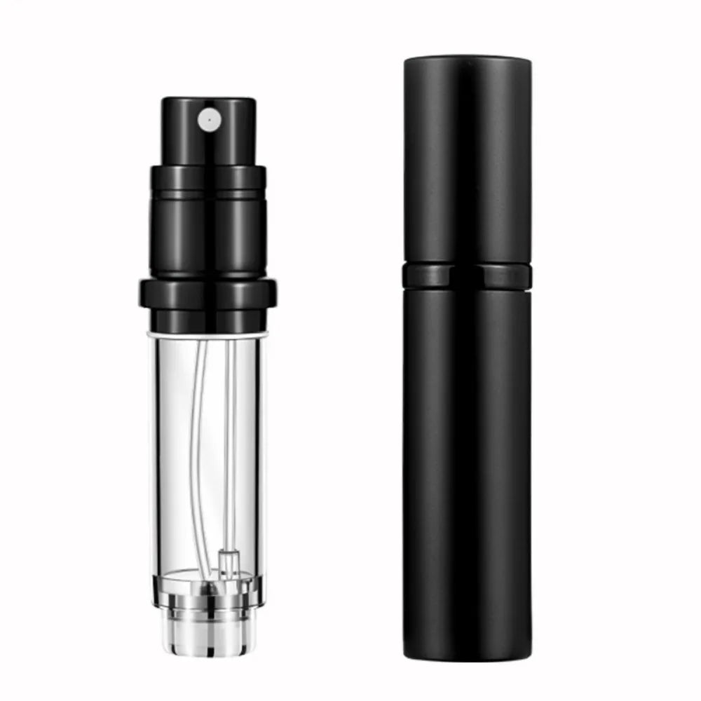 Huin Skincare 5ml Portable Perfume Atomizer – Refillable Mini Spray Bottle for Travel | Aluminum, Lightweight & Leak-Proof