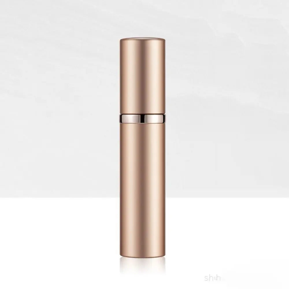 Huin Skincare 5ml Portable Perfume Atomizer – Refillable Mini Spray Bottle for Travel | Aluminum, Lightweight & Leak-Proof