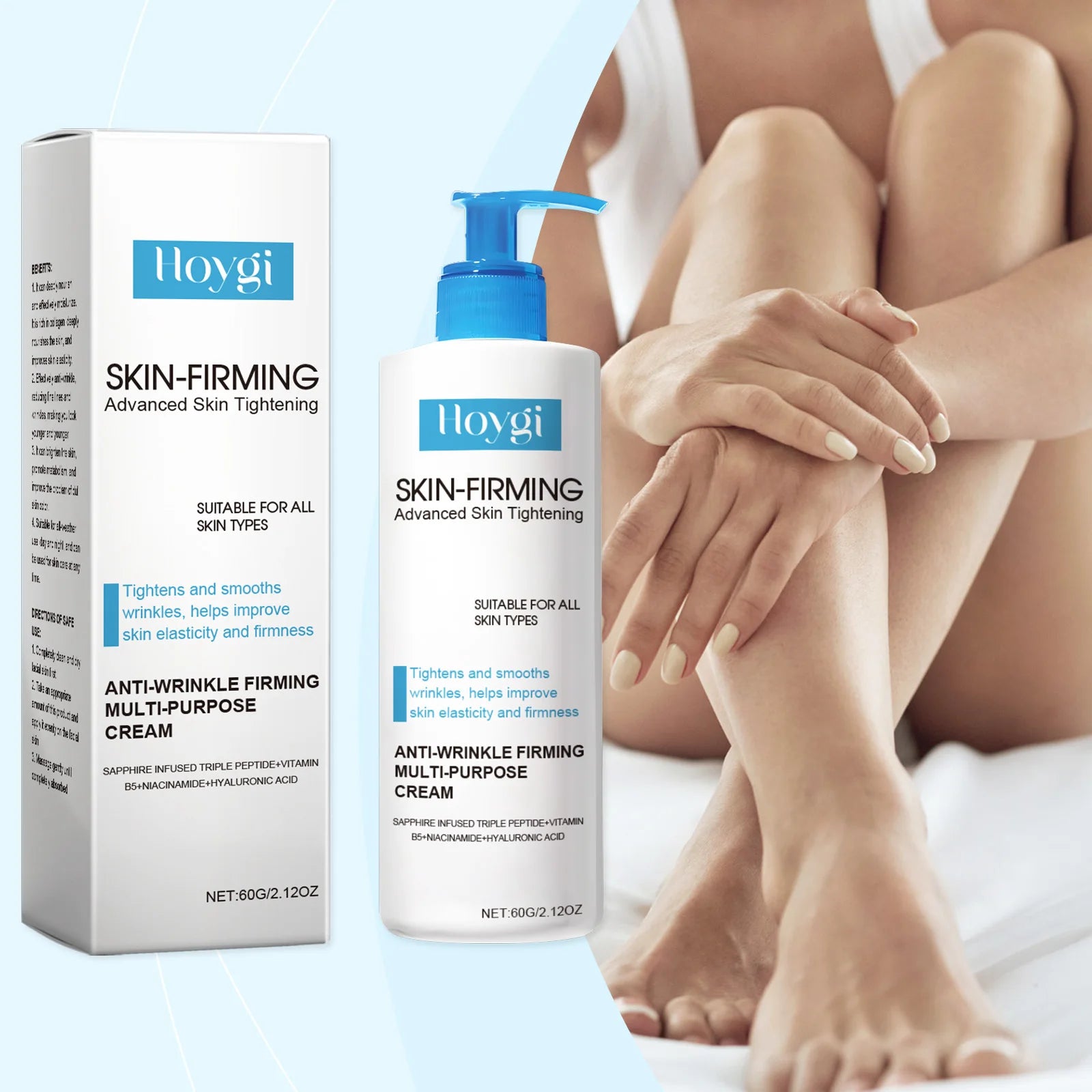 Huin Skincare Body Firming Cream – Nourishing & Moisturizing Formula to Lift, Brighten & Improve Skin Elasticity | Reduces Fine Lines & Sagging