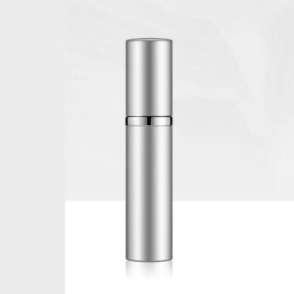 Huin Skincare 5ml Portable Perfume Atomizer – Refillable Mini Spray Bottle for Travel | Aluminum, Lightweight & Leak-Proof