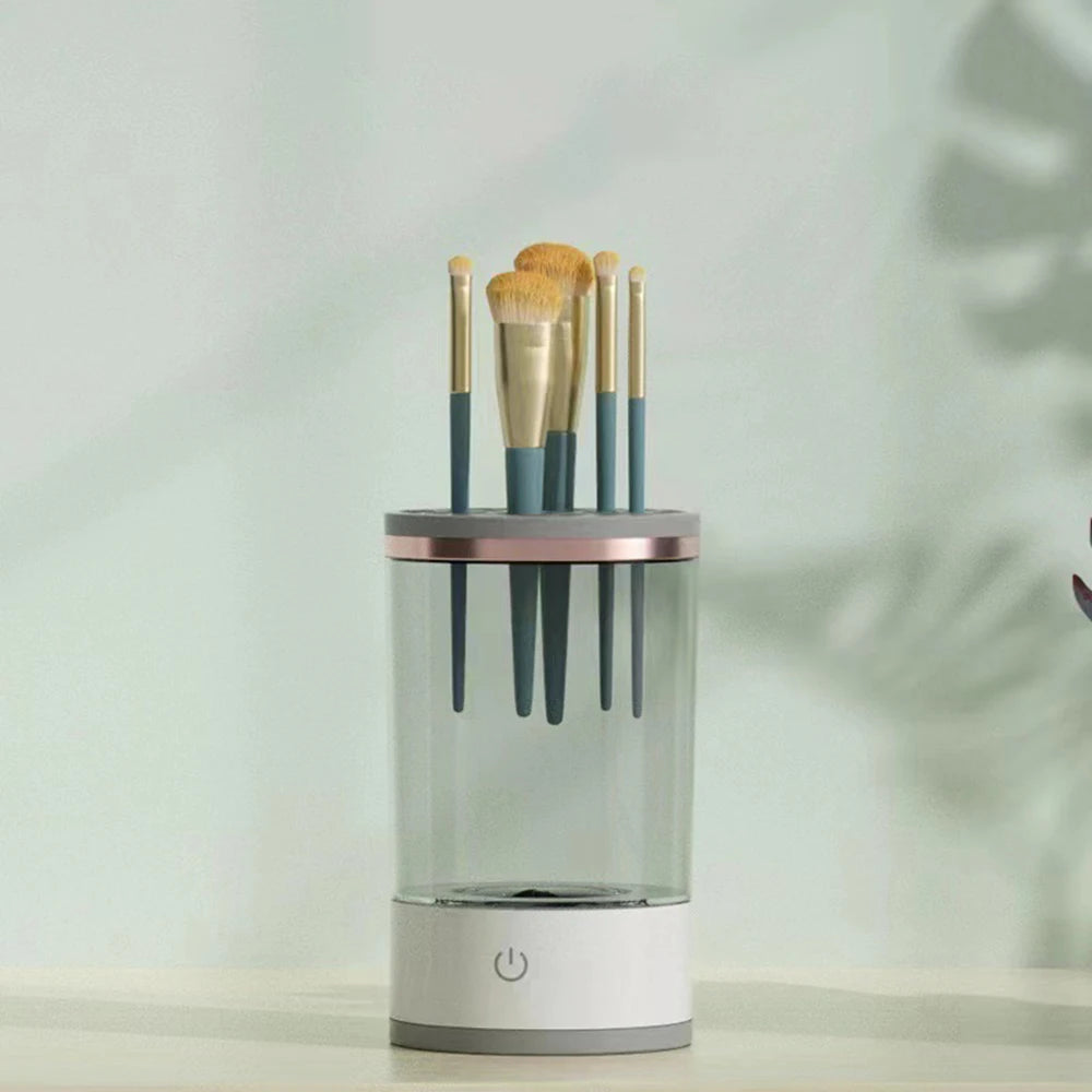 Huin Skincare Automatic Makeup Brush Cleaner – Deep Clean Rotating Brush Washer | One-Click Operation for All Makeup Brushes