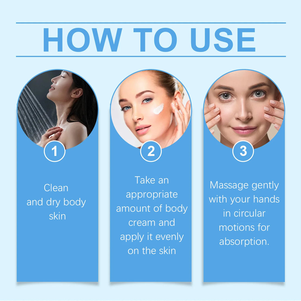 Huin Skincare Body Firming Cream – Nourishing & Moisturizing Formula to Lift, Brighten & Improve Skin Elasticity | Reduces Fine Lines & Sagging