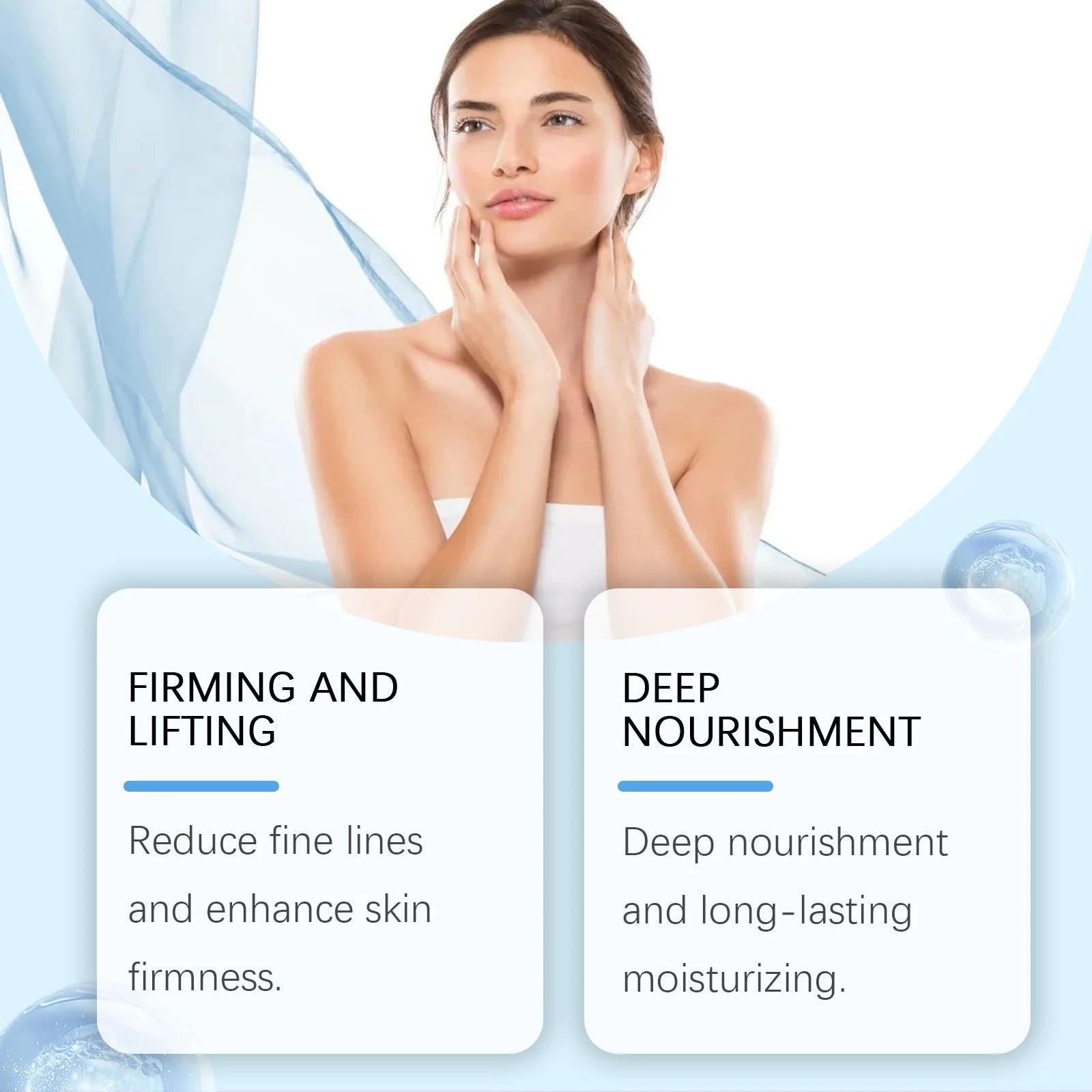 Huin Skincare Body Firming Cream – Nourishing & Moisturizing Formula to Lift, Brighten & Improve Skin Elasticity | Reduces Fine Lines & Sagging