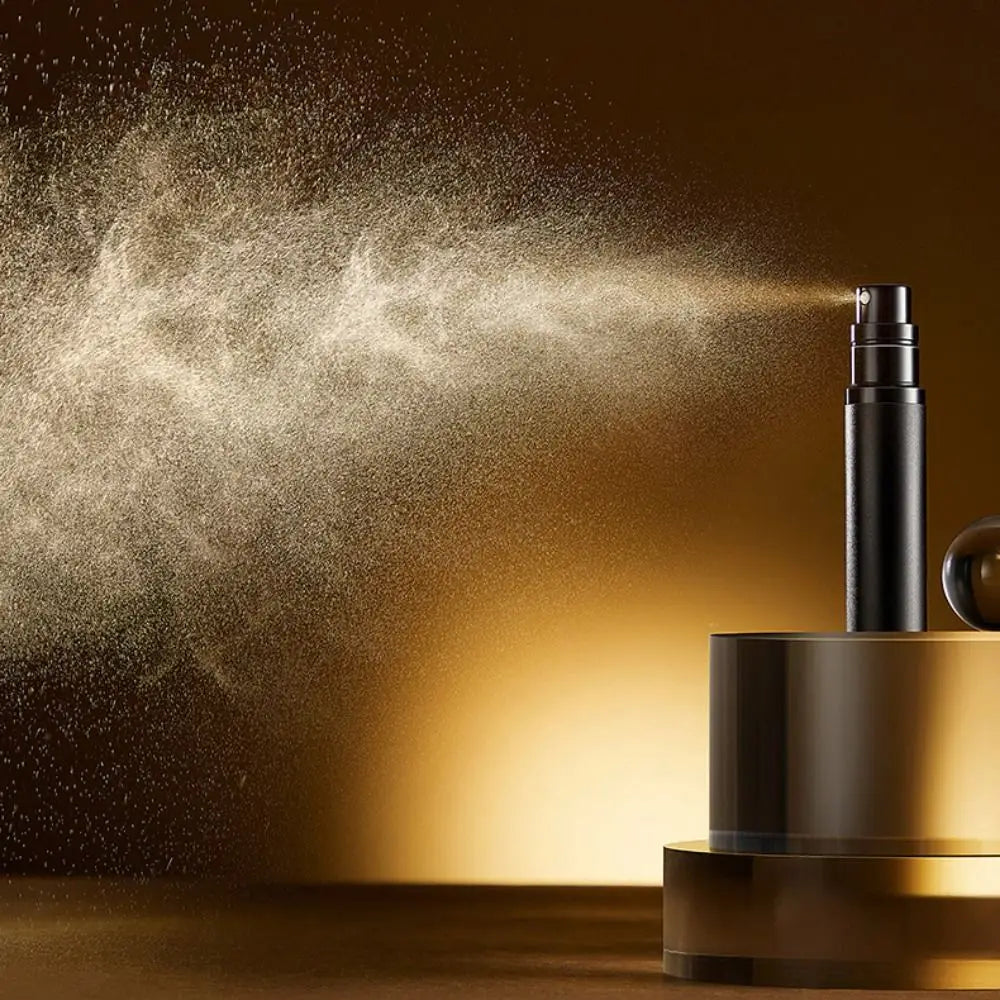 Huin Skincare 5ml Portable Perfume Atomizer – Refillable Mini Spray Bottle for Travel | Aluminum, Lightweight & Leak-Proof